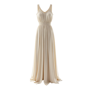 elegant floral ladies long dress pink