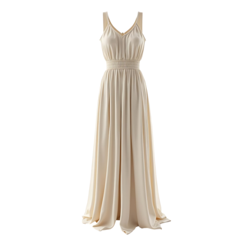 elegant floral ladies long dress pink