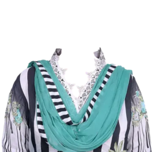 premium embroidered ladies 3 piece maroon