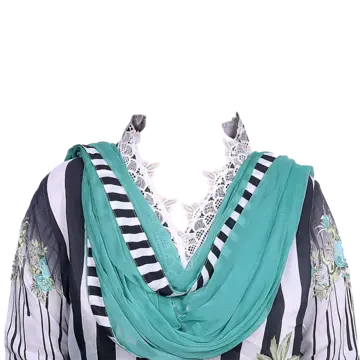 premium embroidered ladies 3 piece maroon